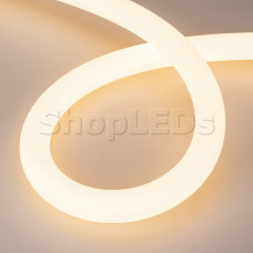 Лента герметичная MOONLIGHT-TOP-A336-D40mm 24V Warm2400 360deg (15 W/m, IP65, 2835, 5m, wire x1) (Arlight, Прямой вывод кабеля)