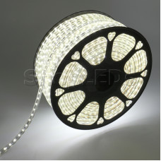 LED лента 220 В, 10х7 мм, IP67, SMD 2835, 60 LED/m, цвет свечения белый, бухта 100 м